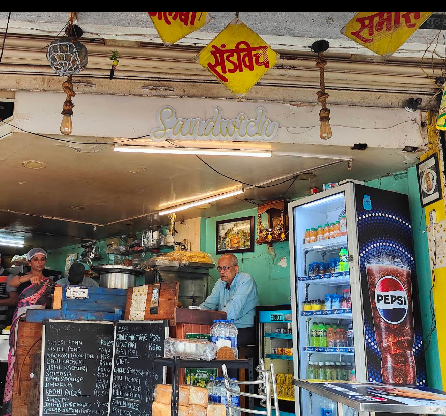 Inside Indore Foods restaurant